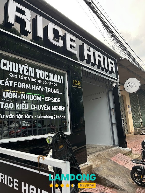 RICE HAIR – không gian tóc nam
