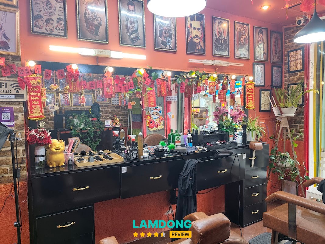 An Barber Shop – không gian tiệm tóc nam