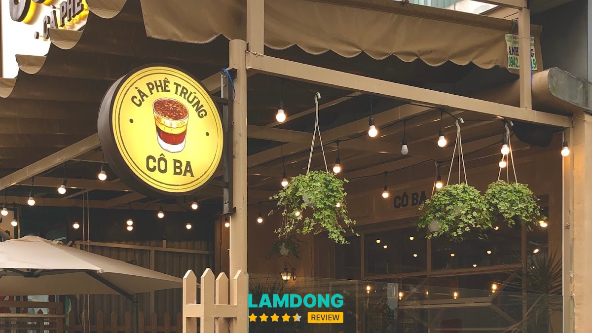 Tiệm Cà Phê Trứng Cô Ba – Hai Bà Trưng Đà Lạt