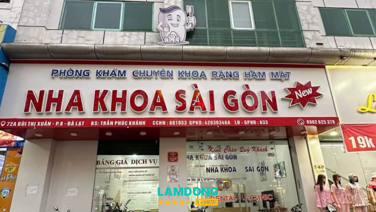 Nha khoa Sài Gòn New Đà Lạt – 245 Bùi Thị Xuân, Lâm Viên - Đà Lạt