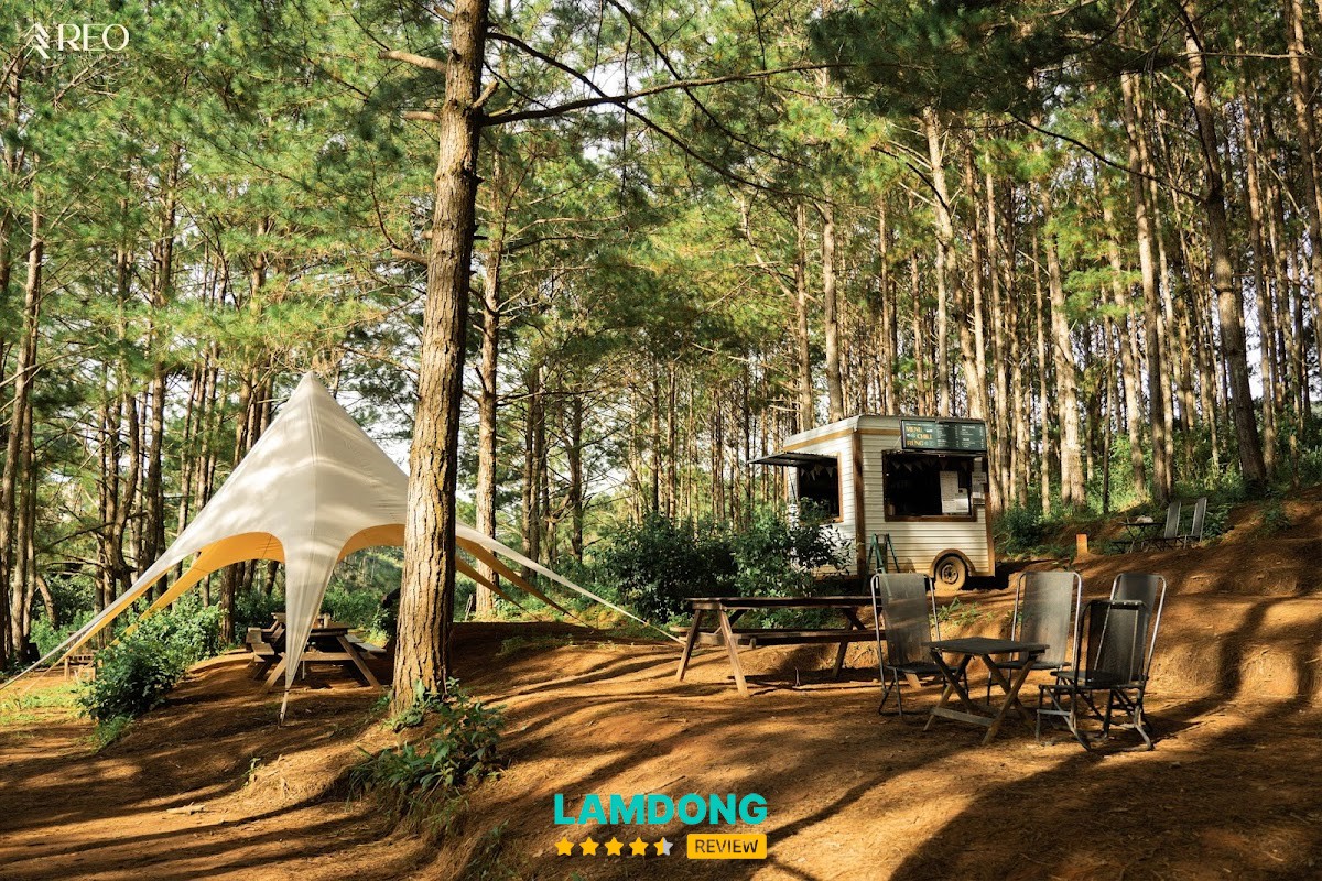 Reo Campsite BBQ – không gian rừng thông