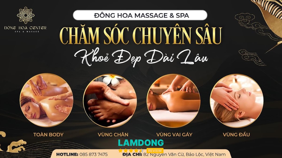 Đông Hoa Spa & Massage – 82 Nguyễn Văn Cừ, B'Lao