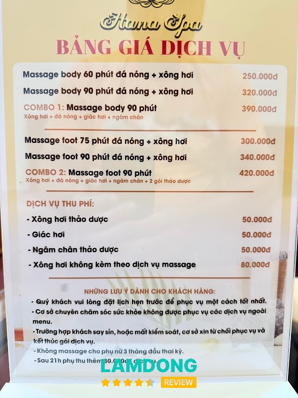 HaNa Spa - Massage Body & Foot – không gian spa