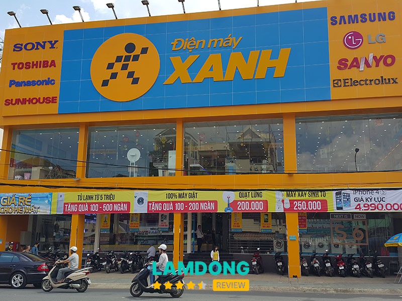Điện máy XANH Đà Lạt – khu trưng bày