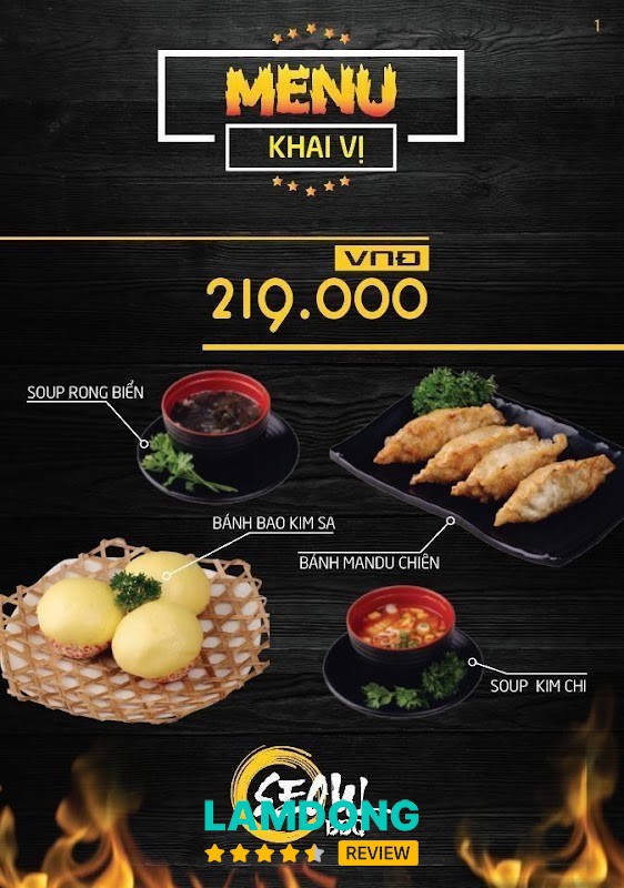 Seoul BBQ – nhà hàng Hàn Quốc tại Bắc Gia Nghĩa