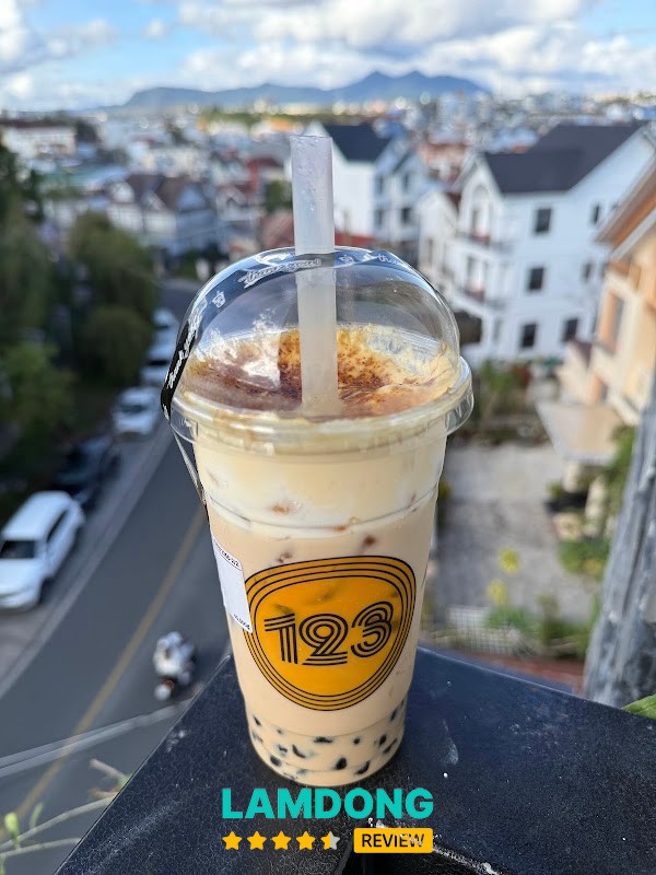 Trà Sữa 123 Nhà Chung Đà Lạt – trà sữa và topping